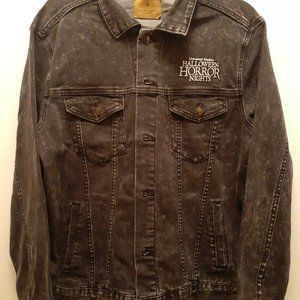 UNIVERSAL STUDIOS HALLOWEEN HORROR NIGHTS FRANKENSTEIN DENIM JEAN JACKET (M)